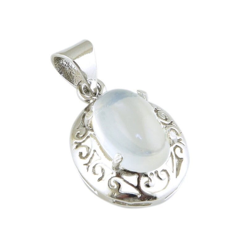 WHITE MOON  PENDANT