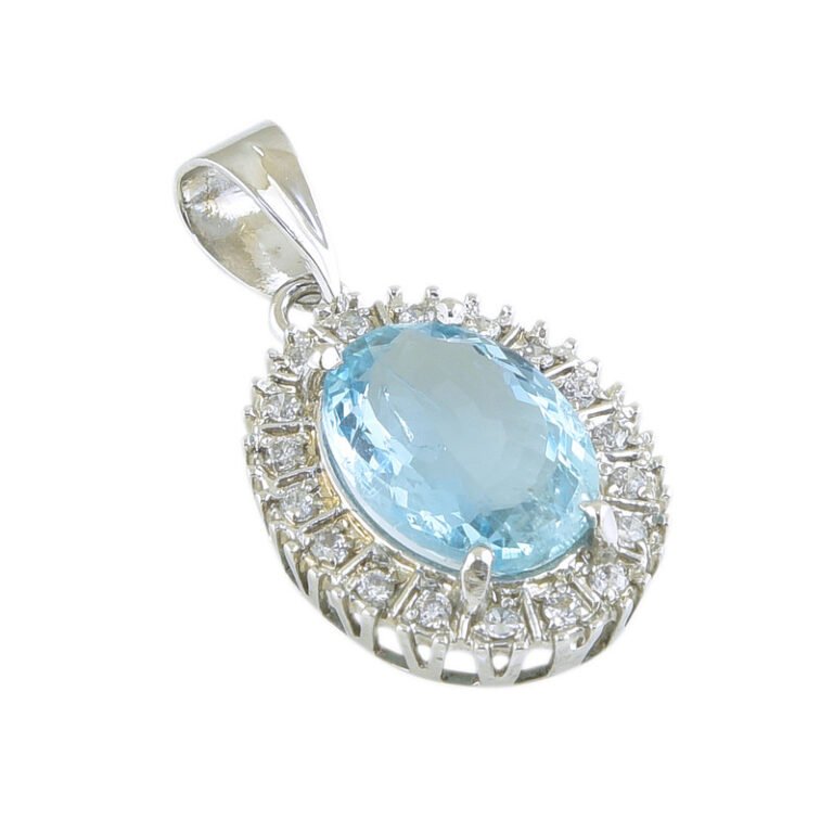 BLUE TOPAZ PENDANT