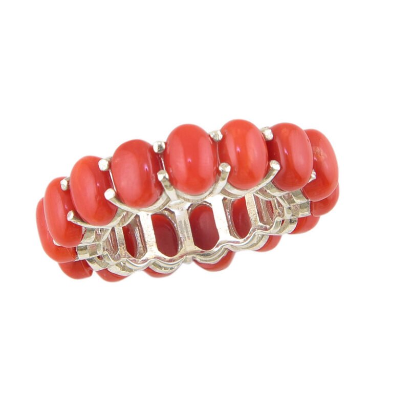 ITALIAN CORAL RINGS